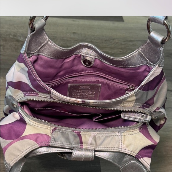 Stylish Silver and Purple Women\'s Bag